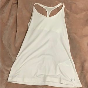 White Under Armour tank